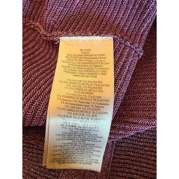 Herve Leger Purple Off-Shoulder Mini Dress - Picture 5 of 11